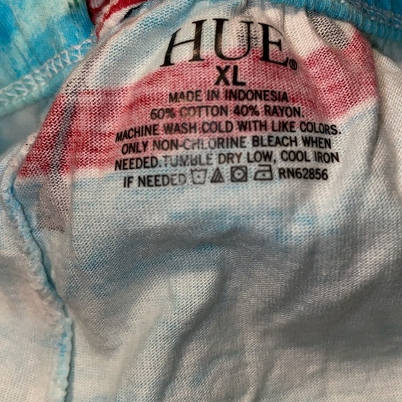 HUE womens Sleep Lounge Pajama pants w/ New Directions Intimates v-neck top NWOT - Picture 13 of 17
